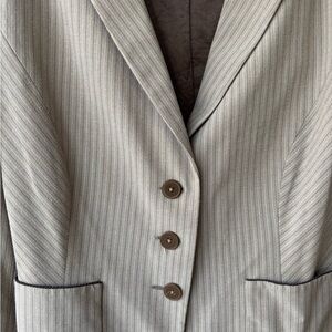 Express Design Studio Pinstripe Blazer